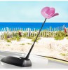 Tenna Tops Pink Cowgirl Hat Car Antenna Topper / Cute Dashboard Accessory 